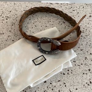 Gucci Large Buckle Dionysus Belt